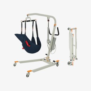 Electric Patient Transfer Lift VOCIC AY02 440lbs Capacity Adjustable Base Home Use
