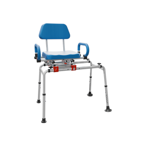 VOCIC AX19 Sliding Shower Chair with Swivel Seat