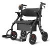 VOCIC Z59 Versatile 2 in 1 Heavy Duty Walker Wheelchair Combo