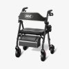 VOCIC Z63 Rollator Walker – 3 Level Adjustable Damping for Safer Walking
